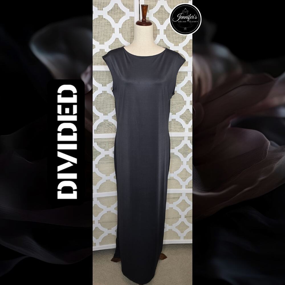Divided Women's Charcoal Muscle Maxi Bodycon Dress Size XL
